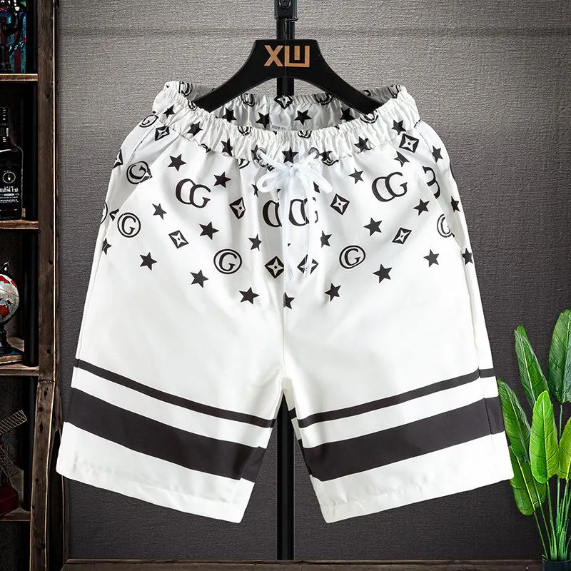 Alphabets Sporty Casual Shorts Men Trendy knee length Shorts