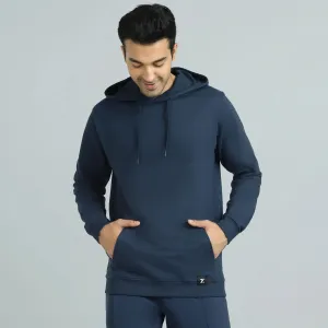 Cruze French Terry Cotton Hoodies Opal Blue
