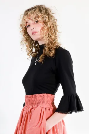 Kiki Blouse in Black (Sample Size, 43" Bust)