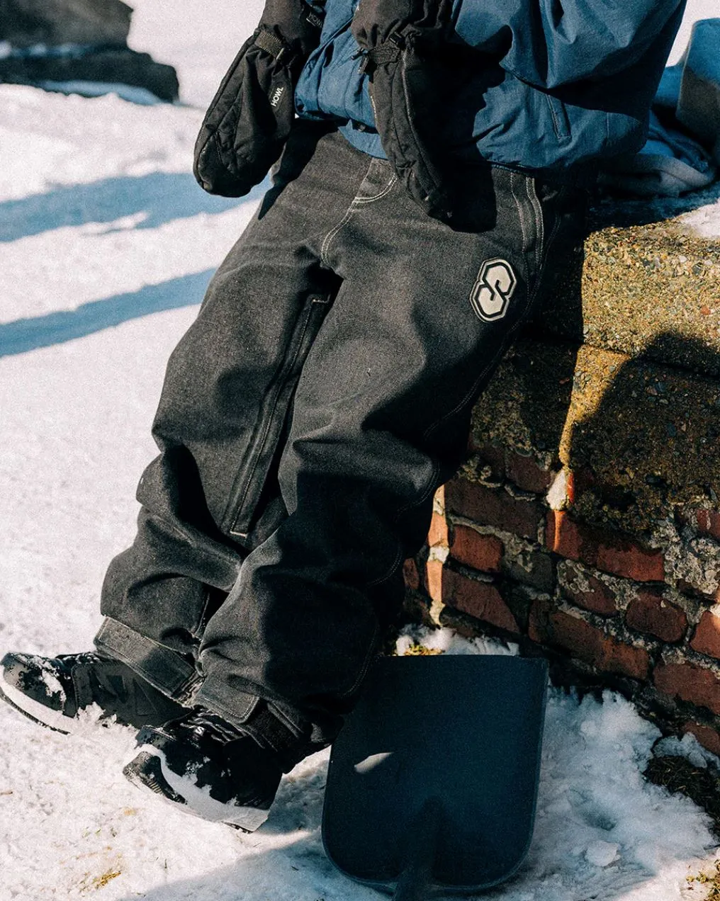 Souvenir 3 Ply Denim Pant - Black