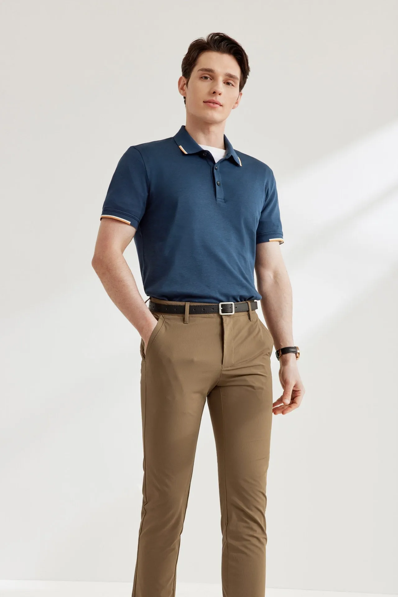 Tipping Collar Soft Cotton Polo