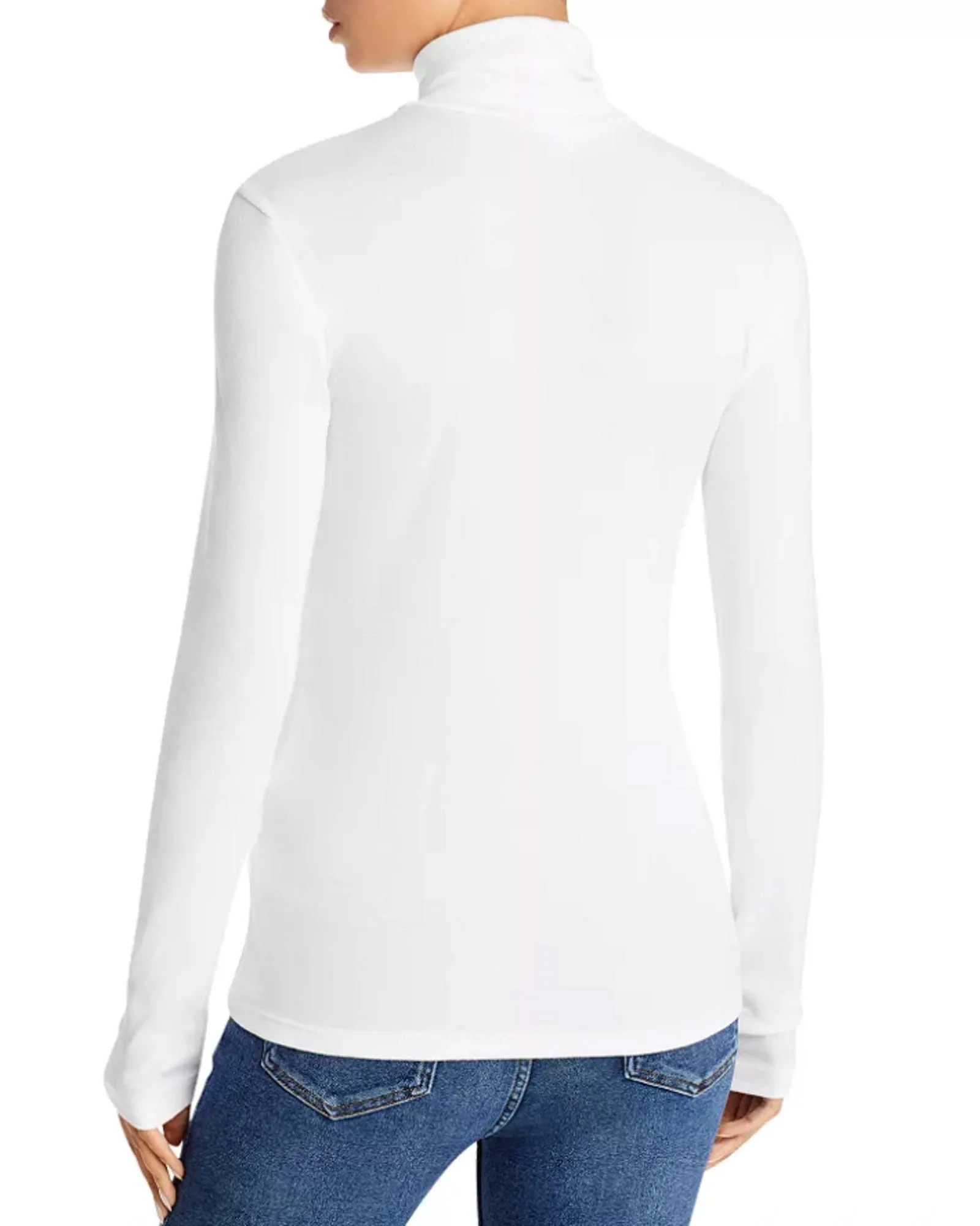 White Basic Turtleneck